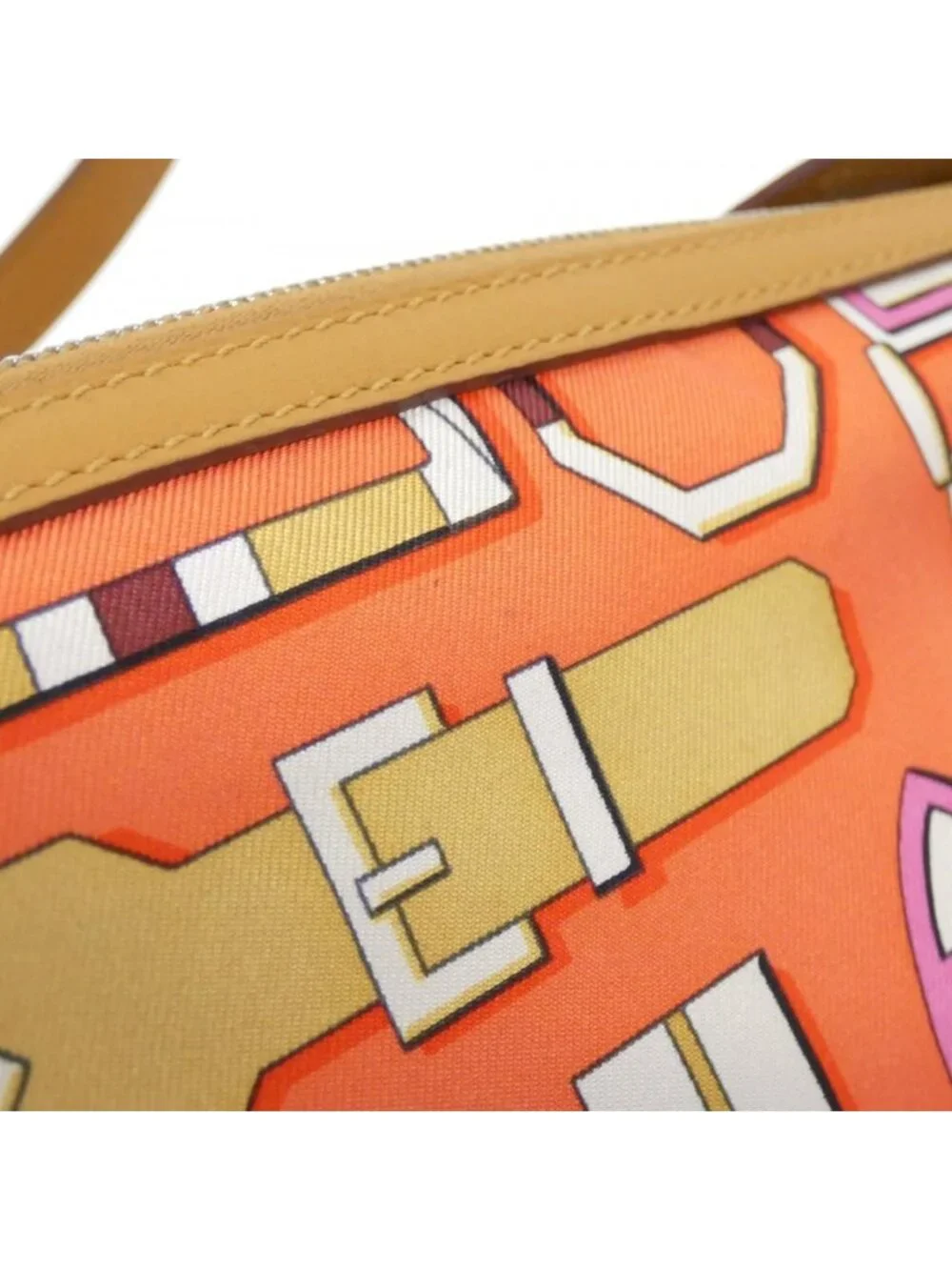 Hermes Carre en Boucles Sursois to Go Pouch